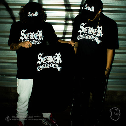 Camiseta Sewer "C☯LLECTIVE" Preta