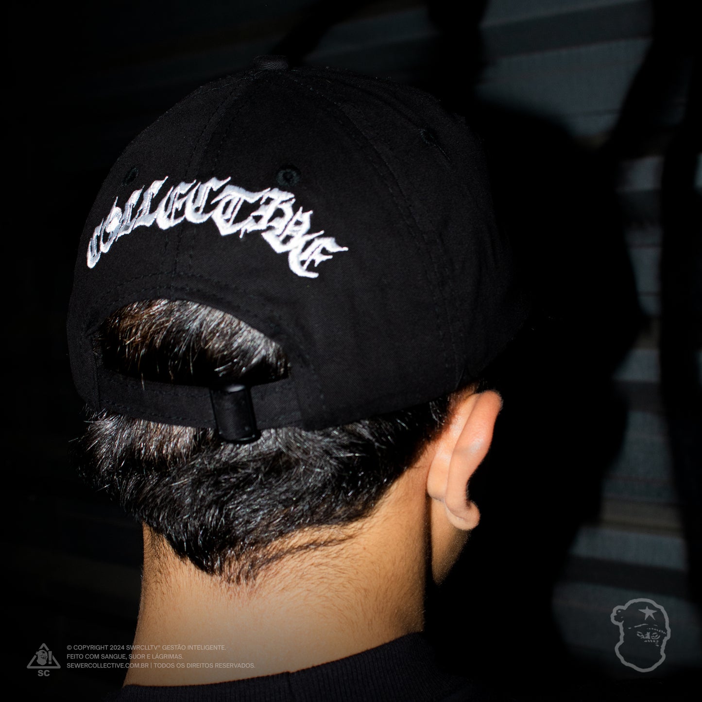 Cap Sewer "C☯LLECTIVE" Preto