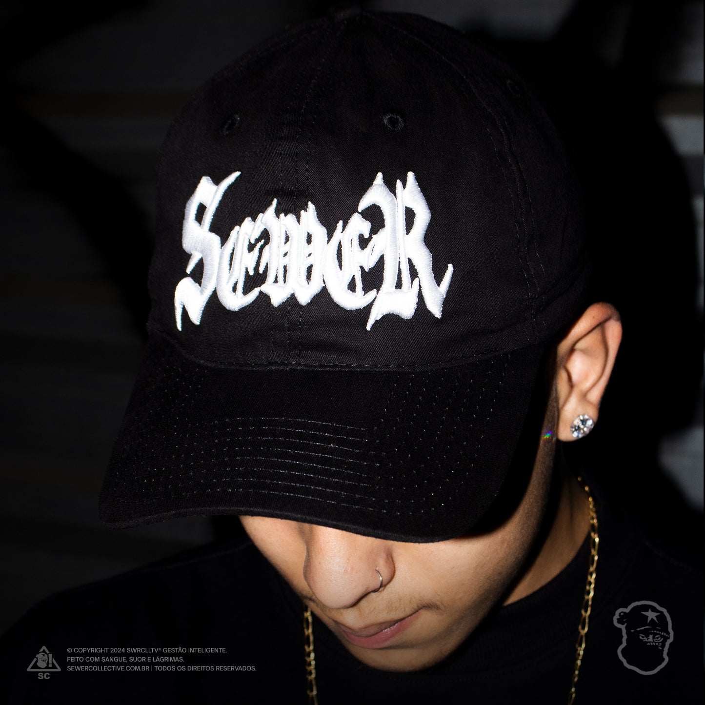 Cap Sewer "C☯LLECTIVE" Preto