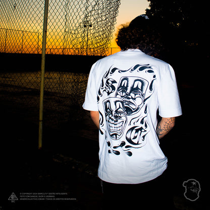 Camiseta Sewer "SC Until We Die" Branca