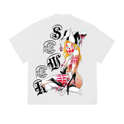 Camiseta Sewer "Harleen" Branca